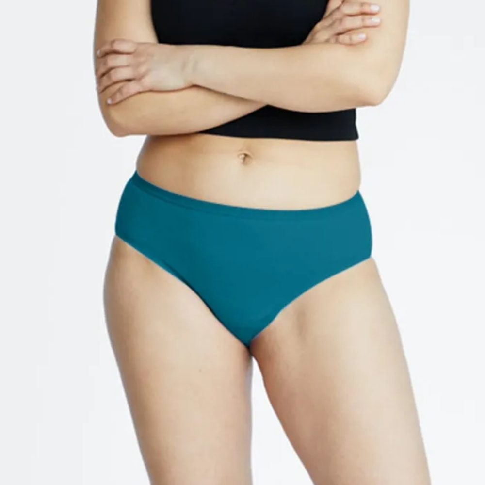 NEW Speax by Thinx Period Leakproof Hiphugger Underwear L Blue